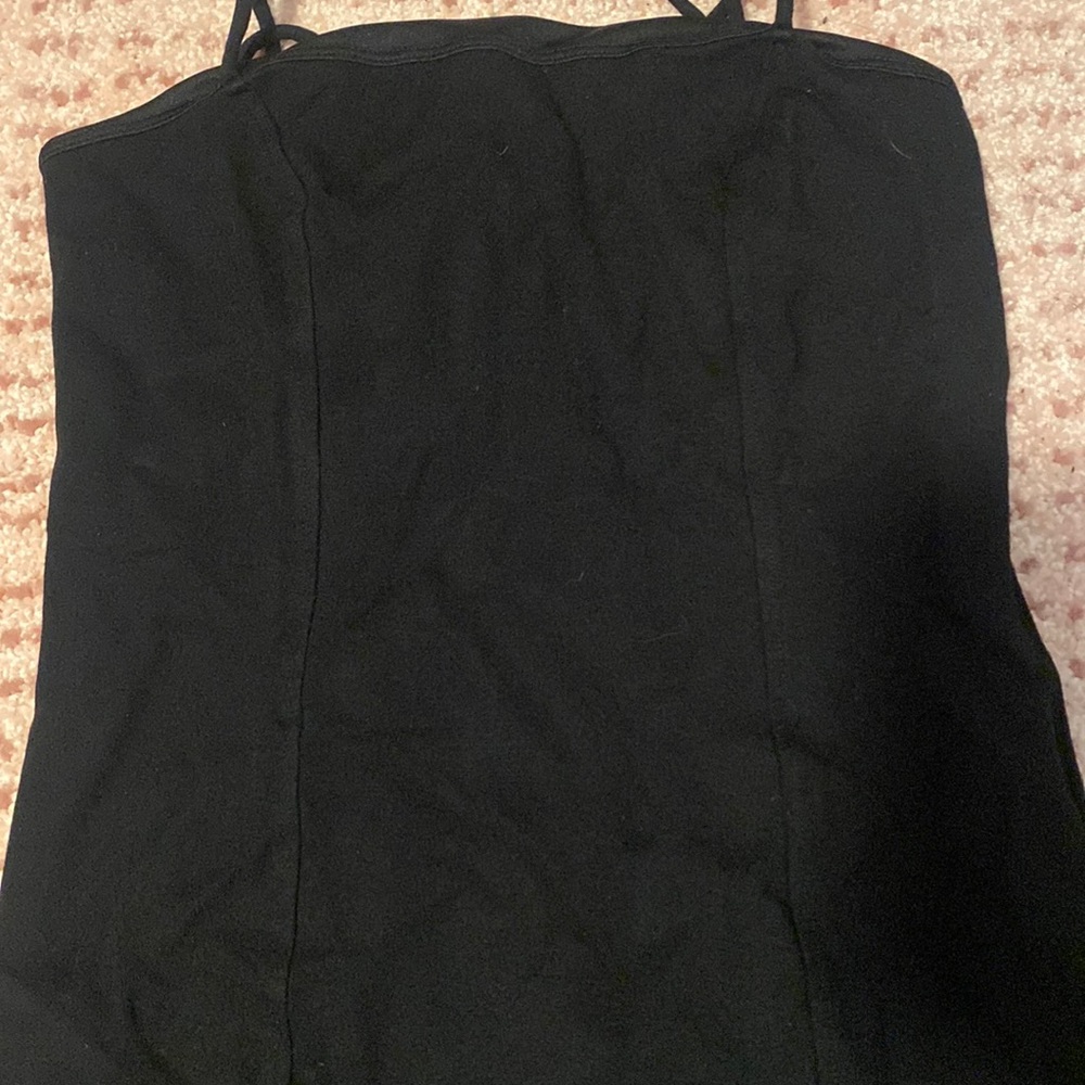 Black mini dress